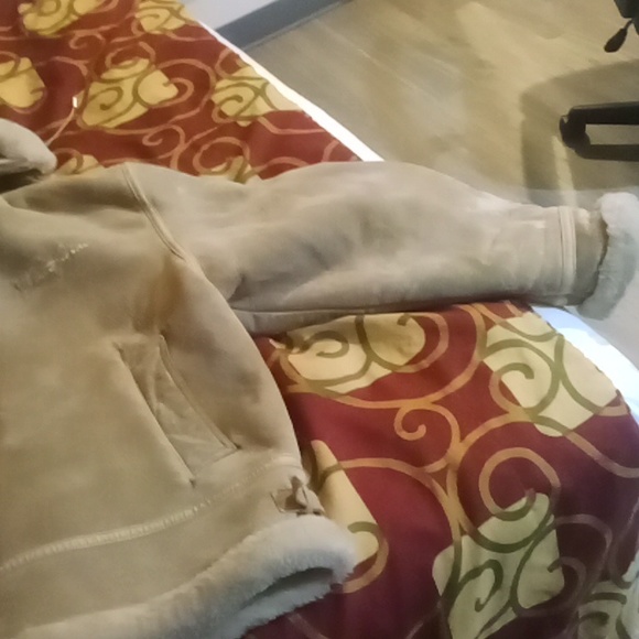 Phat Farm original suede leather fur jacket - Picture 2 of 4